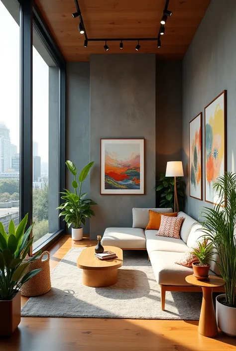 Decorate a creative and well-structured apartment 