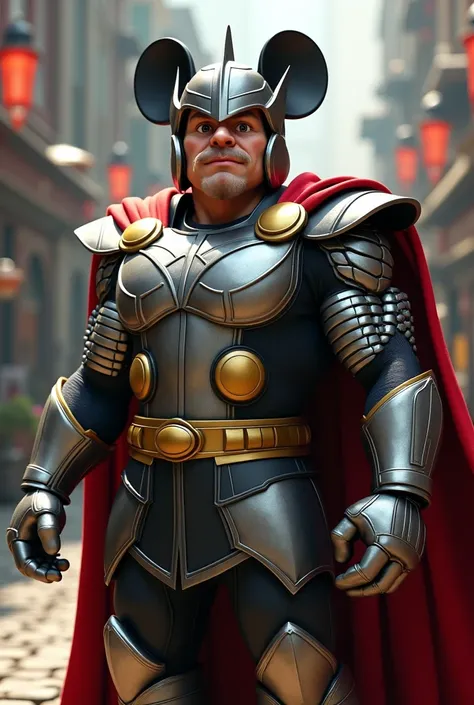 hình ảnh thực tế, Mickey Mouse Club, pete character wearing thor armor