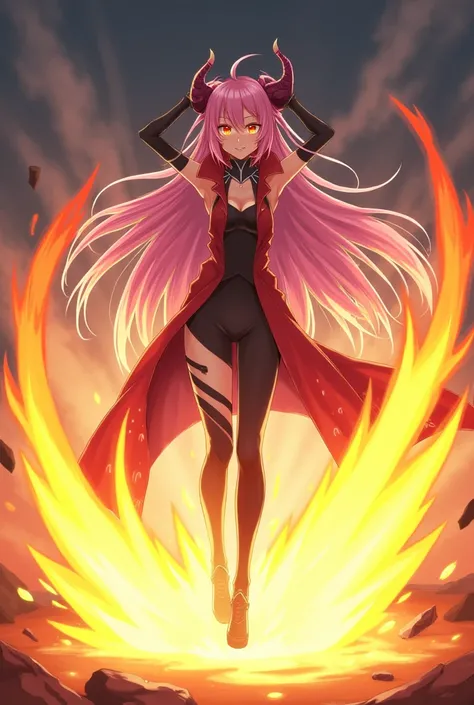 Zero Two using fireball jutsu. Don&#39;t change Zero Two&#39;s appearance, ela tem que estar igual no anime Darling in the Franks, with normal clothes 