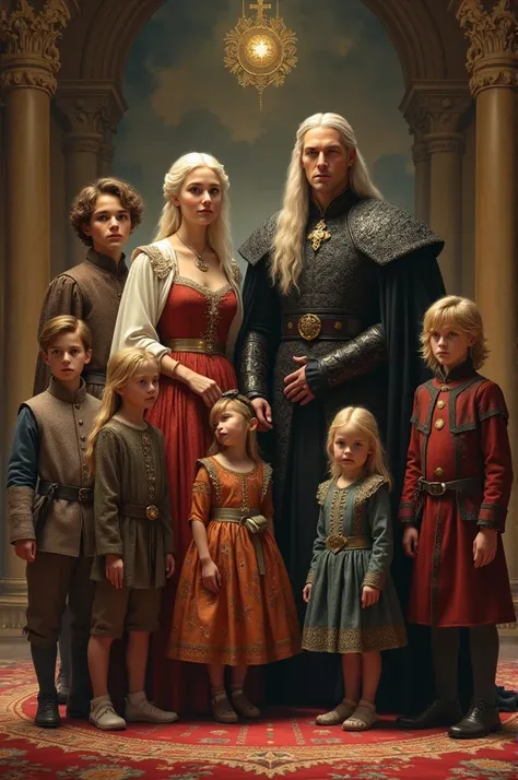 Daemon Targaryen and Rhaena Targaryen raise a family of twelve children