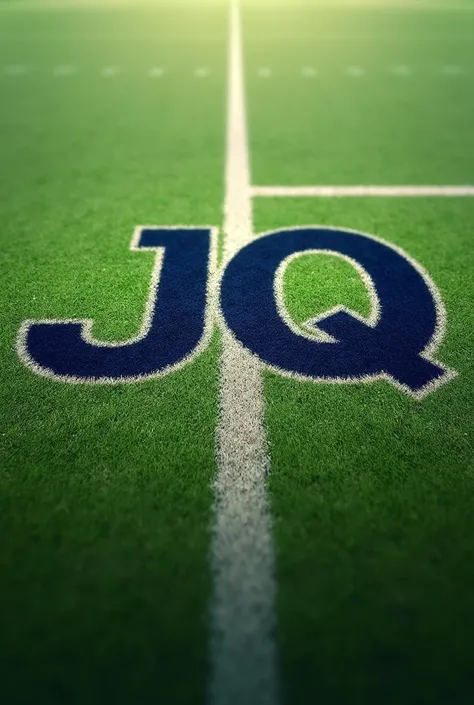 Famous football field logo that says Jq Synthetic field 