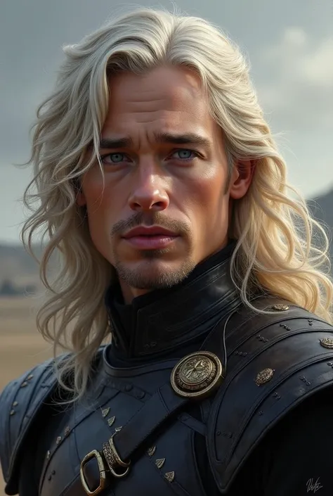 Realistic image of Rhaegar Targaryen based on Brad Pitt