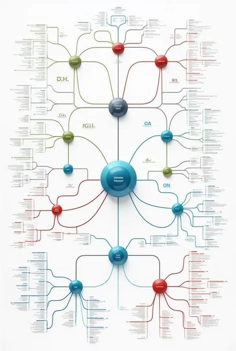 a mind map of the types of chemistry