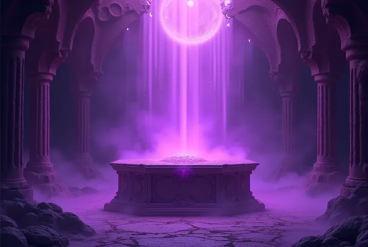 Purple altar background no people