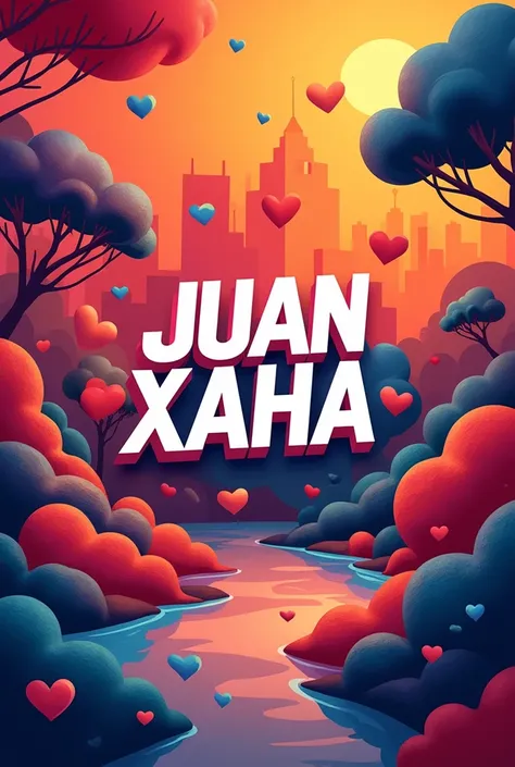 Draw. A company poster with text juan suka xahra 