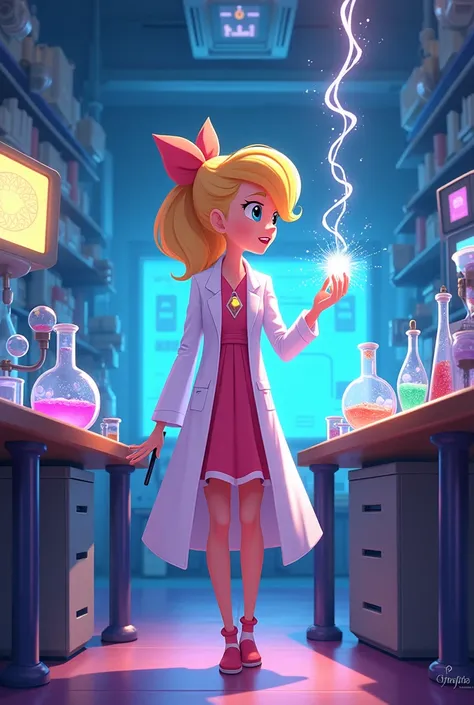 Star vs the forces of evil with a lab coat and experiments 