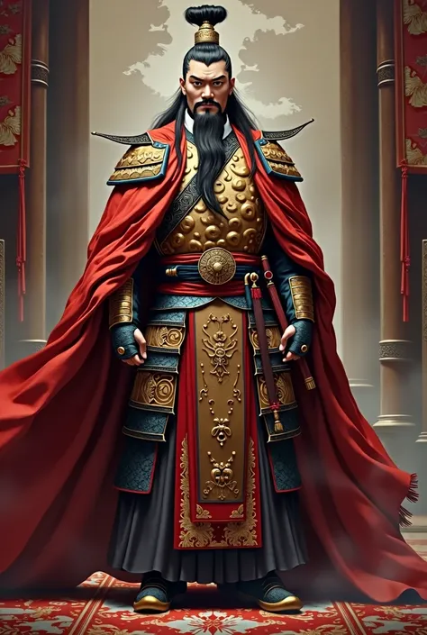 Picture of Sun Quan standing facing forward