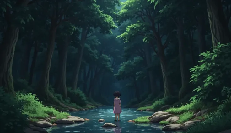 an enchanted forest, In the style of Makoto Shinkai。master piece, ultra detail, precision, ultra-realistic,
