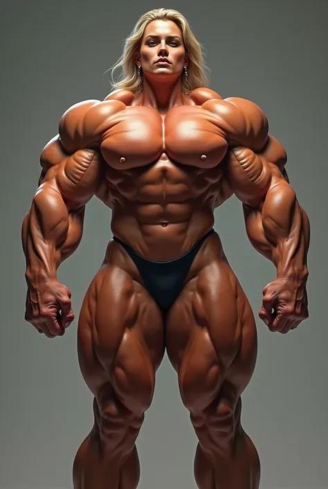 massive female bodybuilder thick pecs