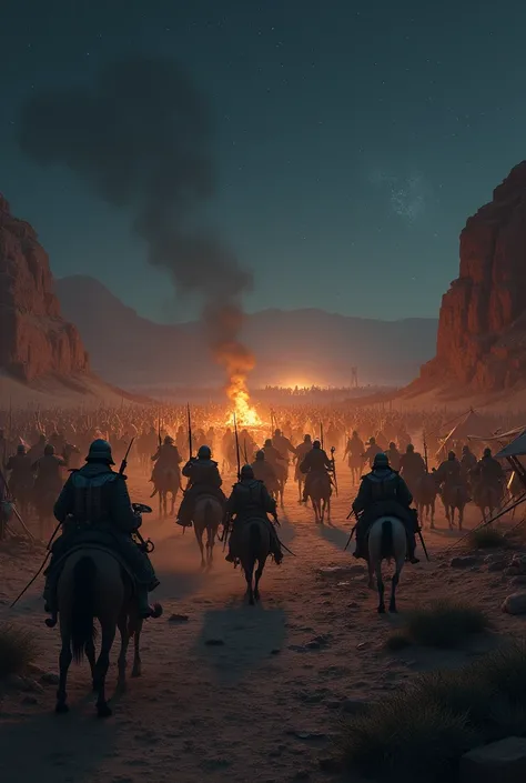 create in 3d at desert"Ghori attacked Prithviraj Chauhan’s unsuspecting and resting soldiers in the dead of night, slaughtering them mercilessly"