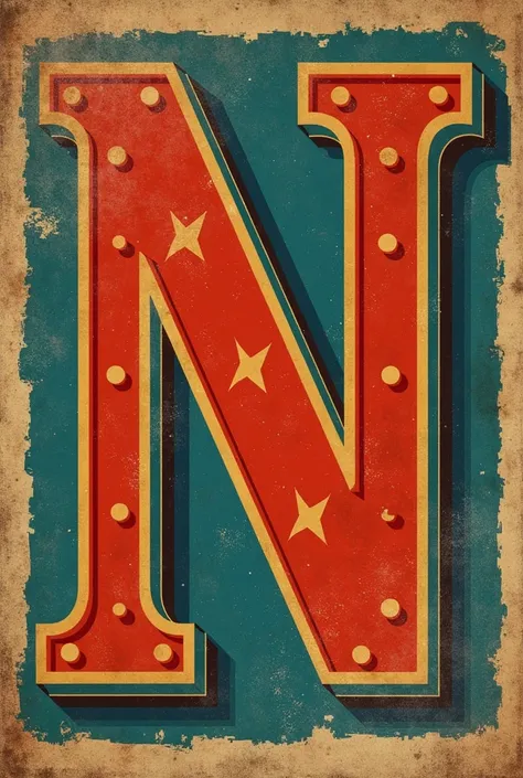 Using vintage film role create N word logo in different ways of style and colour