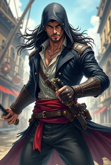 Edward James Kenway estilo anime