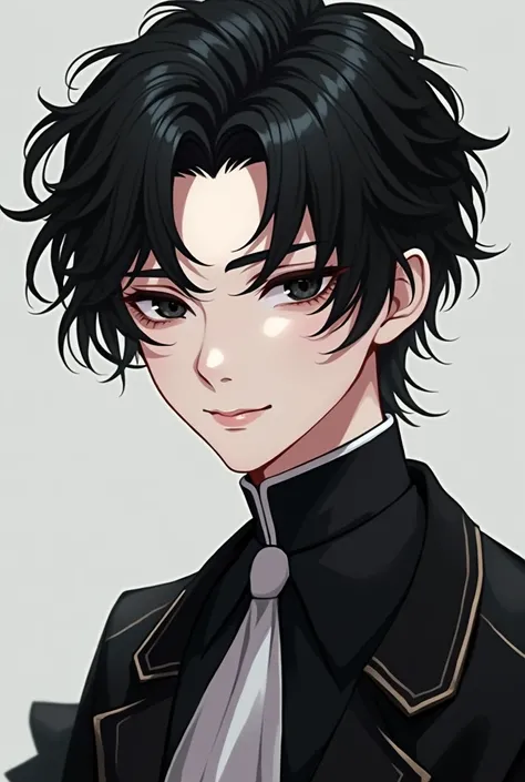 Anime boy poses for photo with black hair and black shirt, handsome guy in demon killer art, Handsome anime pose, Anime handsome man, Male anime style, High Quality Anime Art Style, Delicate androgynous prince, Beautiful androgynous prince, High-quality fa...