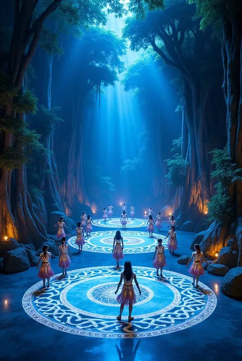 Avatar inspired stage design for pageant