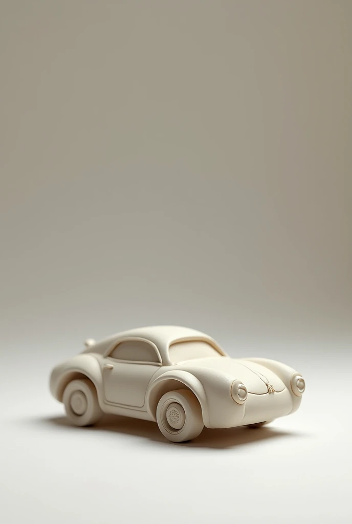 Create in very thin and making a clay car 