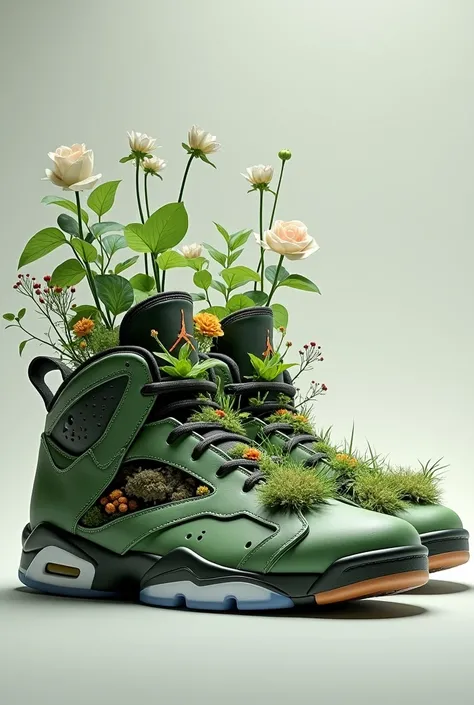 jordan shoes like plant inside