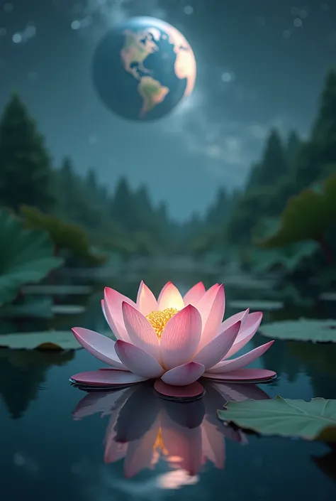 Lotus and Earth Rotation