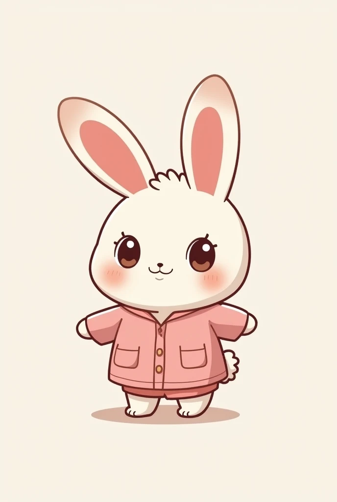 Cute bunny girls, simple and kawaii outfits, full of youth, mascot little bird, chibi bunny character anime style, big bunny ears,, full color, highest quality images.