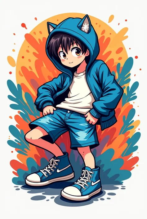 All Shorts text it Cool Logo Anime