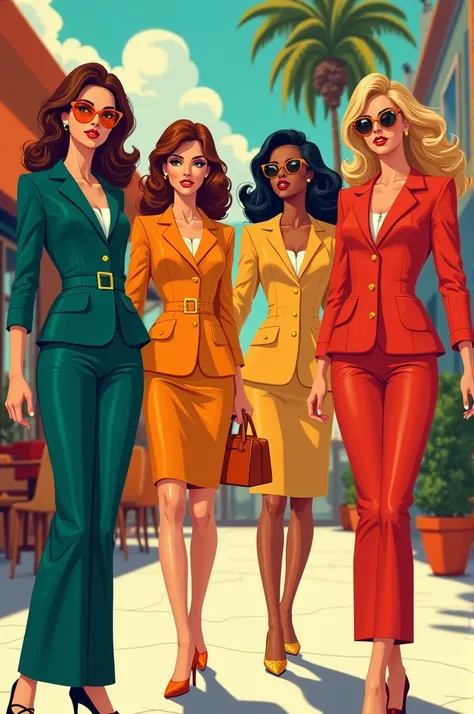 4 woman from the 60s 