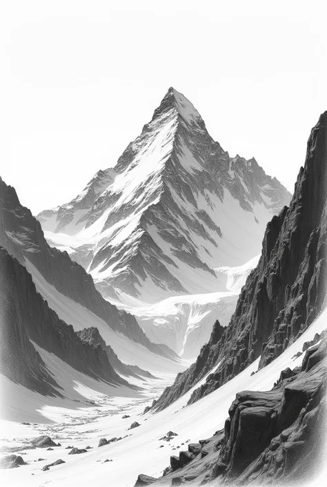 Sketch of mount lhotse
I said sketch
