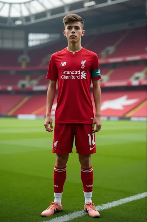 A youth Liverpool FC academy player
