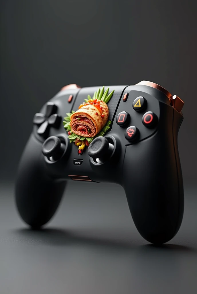 controller with shawarma logo