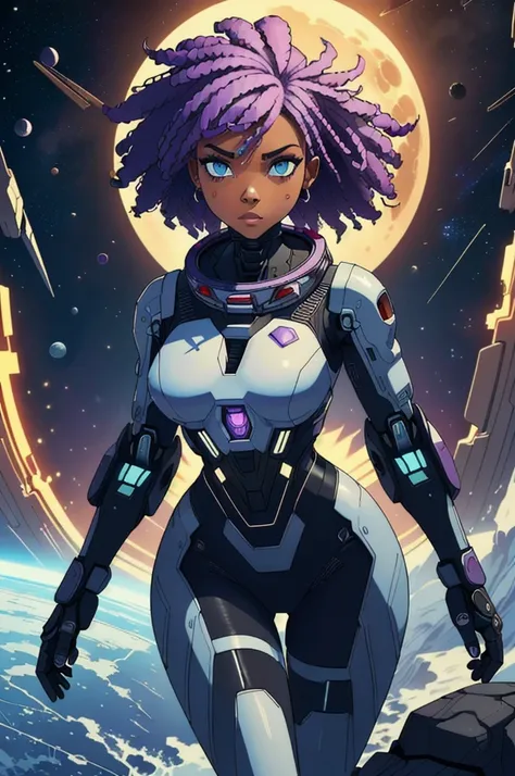 (masterpiece, top quality, best quality, official art, afro warrior very beautiful and gorgeous, super sexy and aesthetic:1.2), ...