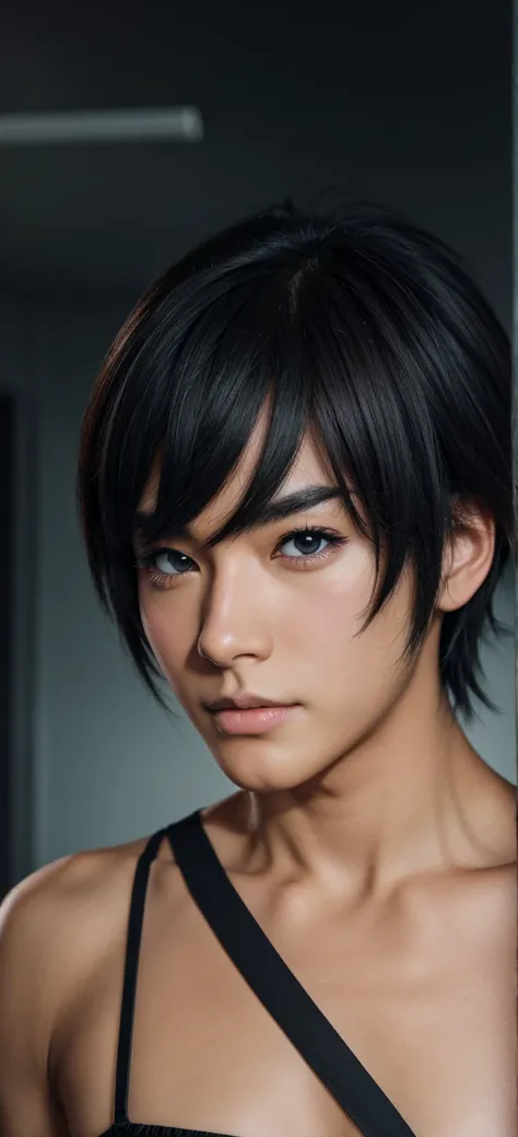 Make anime in 8k change look likes handsome 