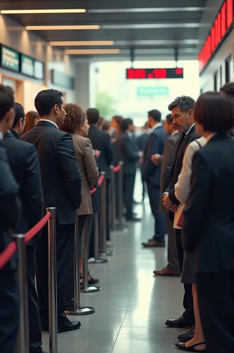 queuing theory, People waiting and others being served