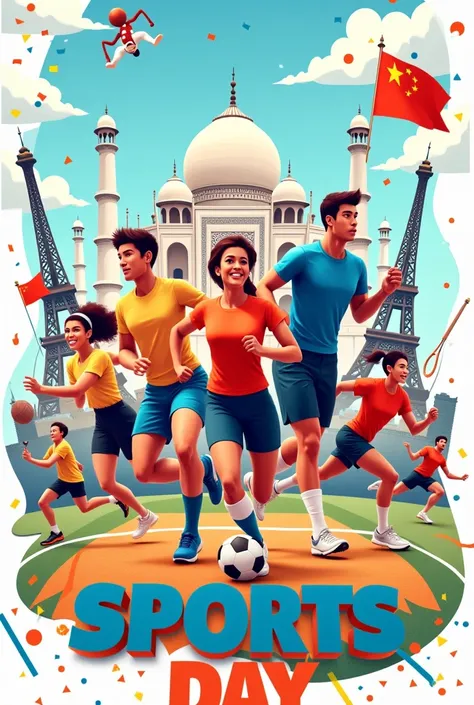 International sports day poster
