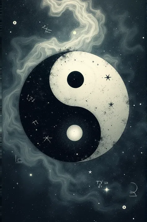 Generates a yin and yang image that engages with mathematical physics
