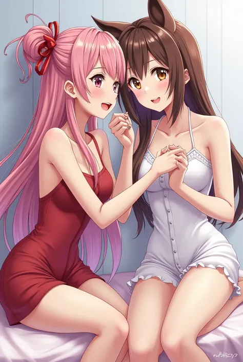 Make two anime girls have sex