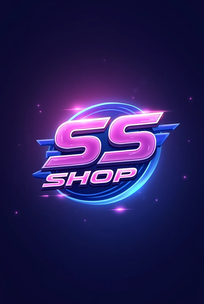 Design a logo that includes the name of the game store in the logo. ( SS Shop -ຮັບເຕີມເກມ) mobile legend
