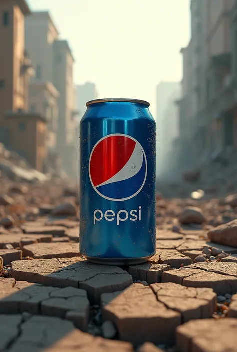 Draw a picture of a Pepsi in an apocalypse