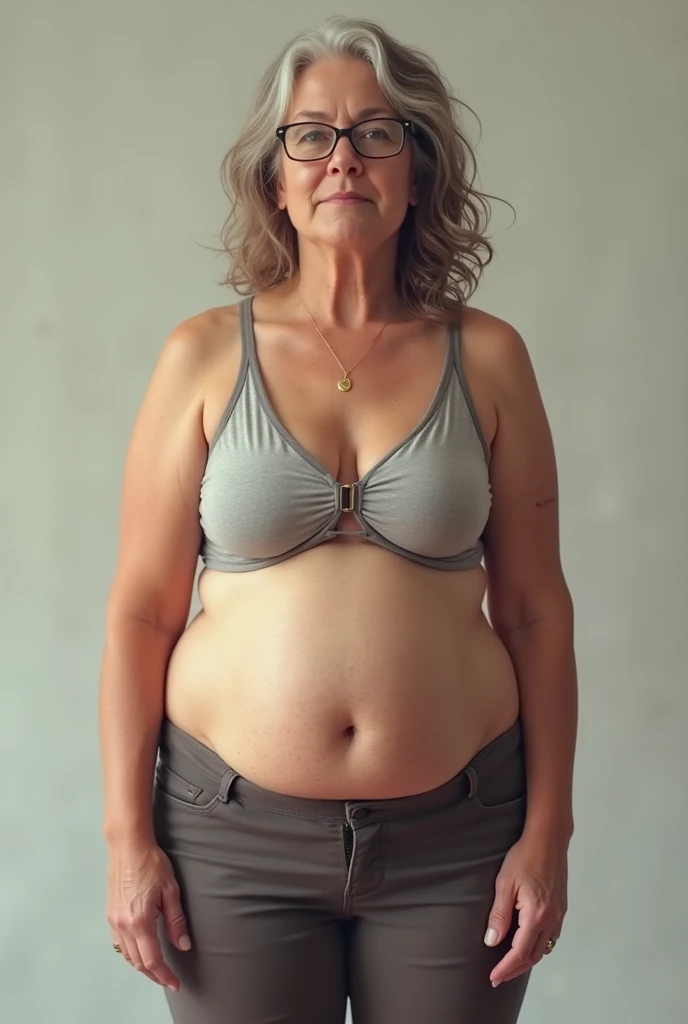 WOMAN WEIGHT LOSS SAGGY BELLY