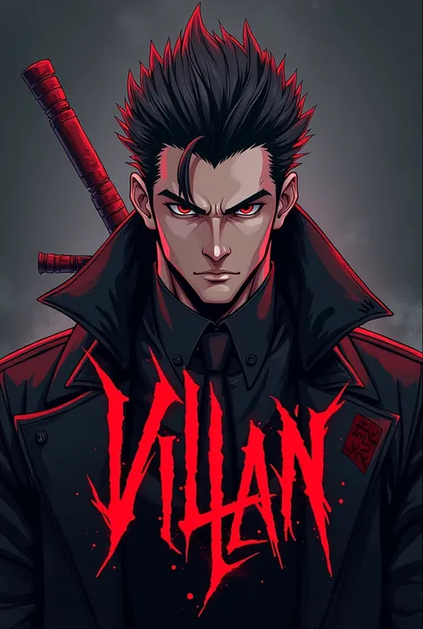 Anime villian male character which includes stylish text or logo named - MaX Edits
And make it compatible to Instagram Profile Picture. 