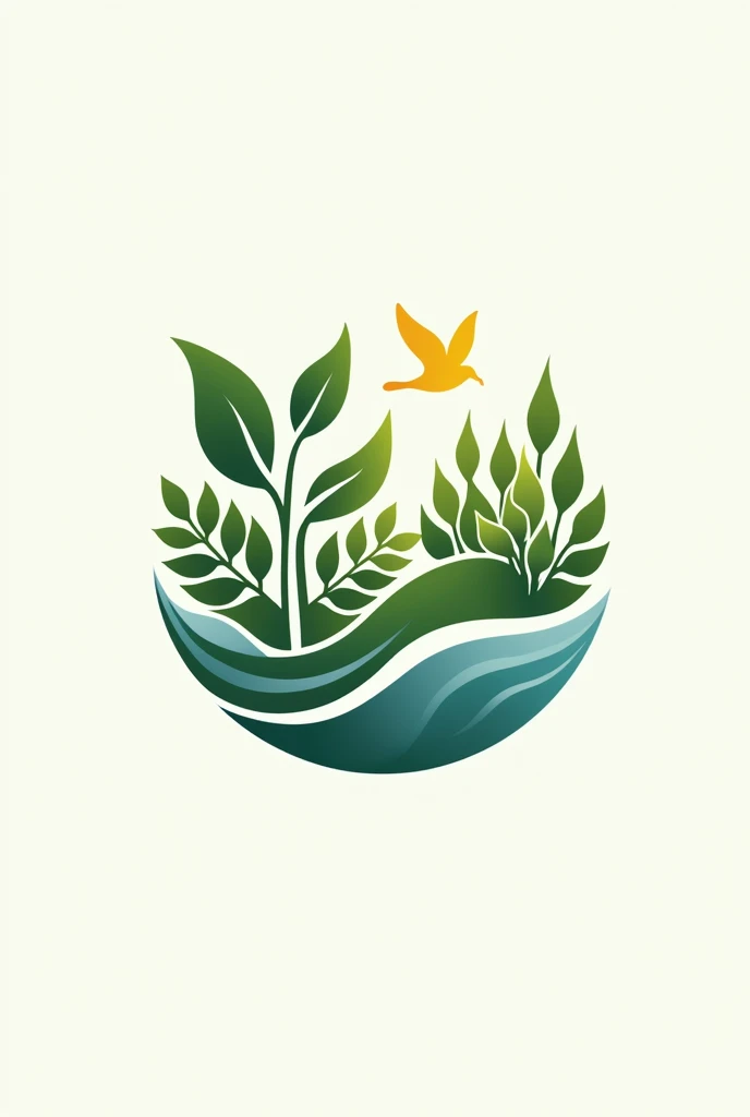 Make a small image for an environmental management commission logo, that the image is detailed and allusive to the environment