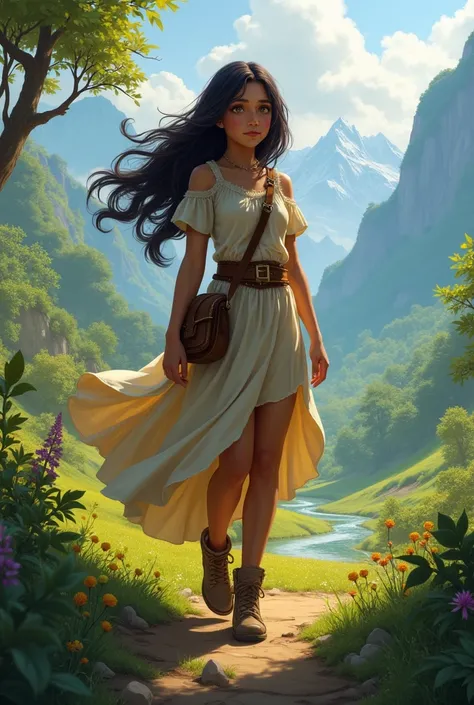  a princess named Isabela, a brave and curious young woman, always looking for new adventures