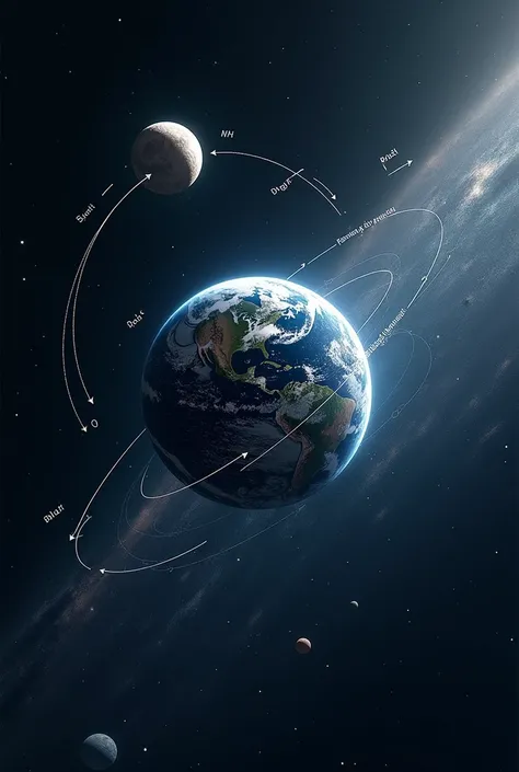 Earth and moon difference in gravity second law of Newton 
