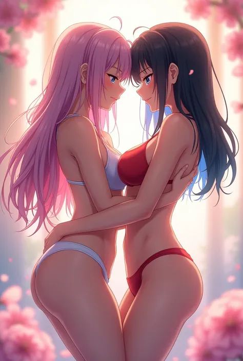 Anime girls bg ass
