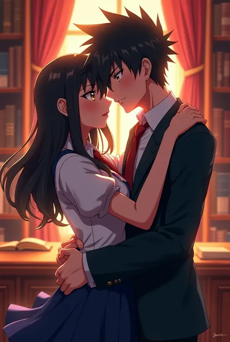 Me kissing a anime principal 
