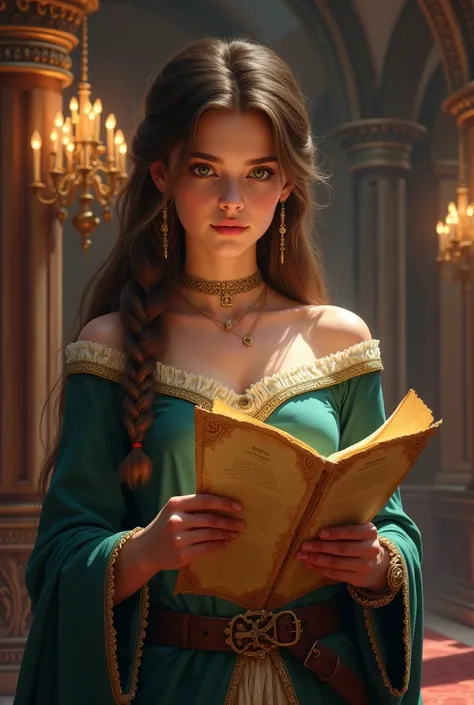 Determined to protect her kingdom, Princess Isabella follows the clues on the parchment. 