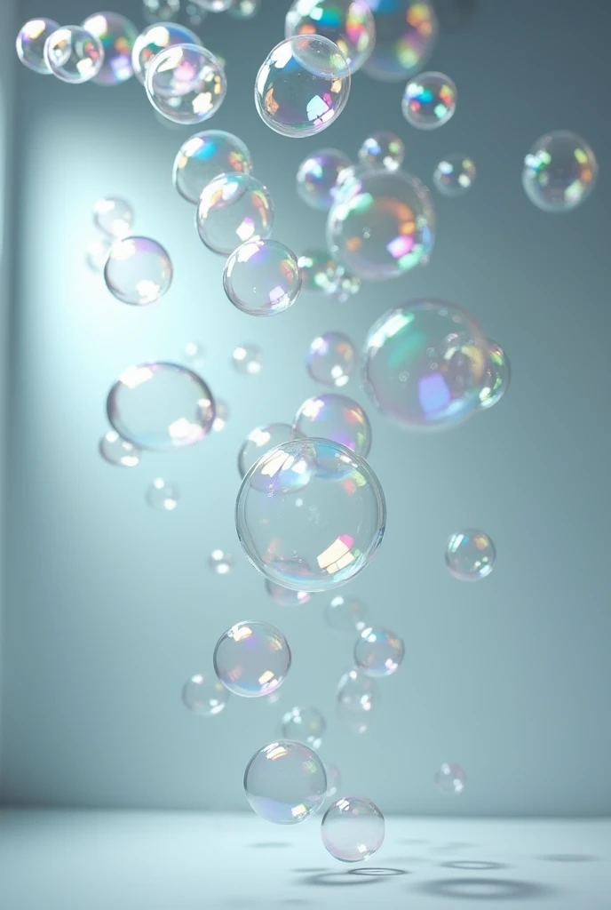 Bubbles in a photography studio 