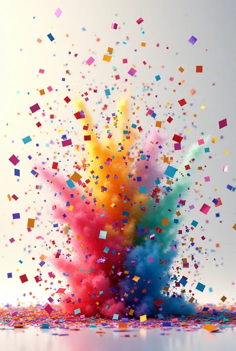 exploding confetti