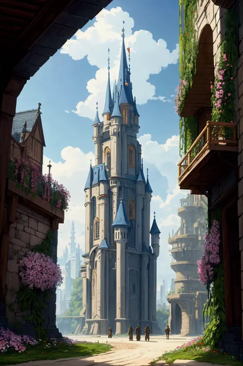 There was a great kingdom under the ground, more modernized than todays society, mostly done by robots, orderly cityscapes, artificial suns, water, flowers, science fantasy, and the best picture quality.