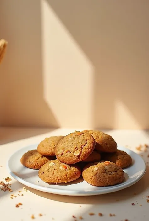 a real looking image of Spiced Carrot and Quinoa Cookies.
