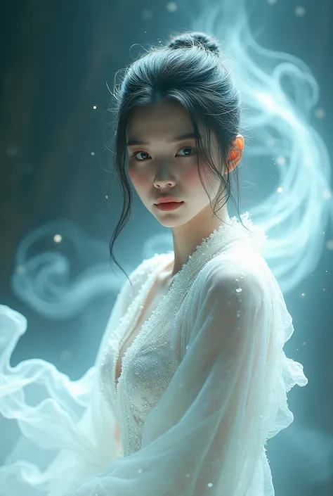 (masterpiece,Distinguished Quality,Mirror-like,Cinematic Experience,insanely detailed,absurdres),8k,wallpaper,(Ray Tracing),1 Asia female,Full Body Shot,Beautiful woman,(The goddess of light is floating in the air:2.0),(front:2.0),(The female body is compo...