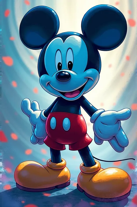 Mickey rei azul 