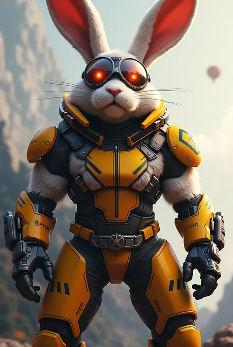 Octane Apex Legend en lapin en gros plan